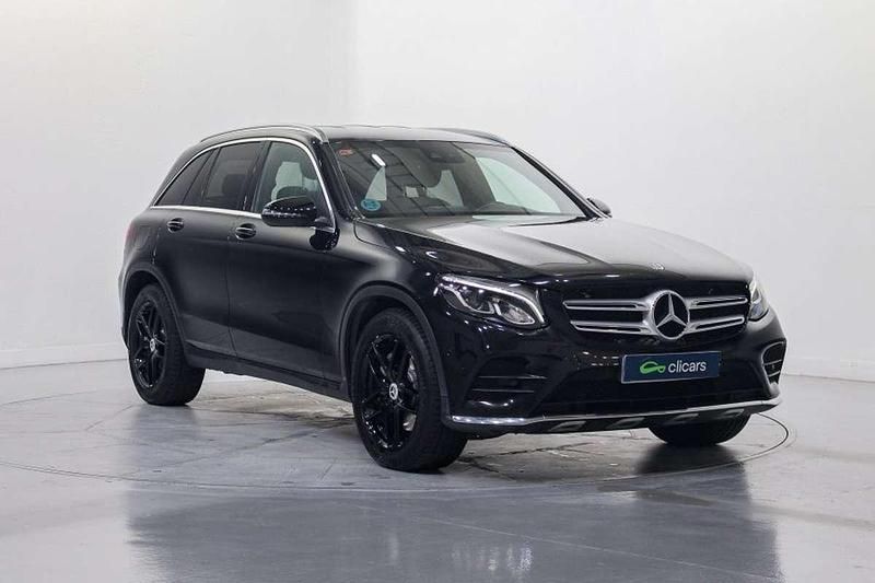 Usado Mercedes GLC220 170 CV (125 kW) 2016 Negro SUV