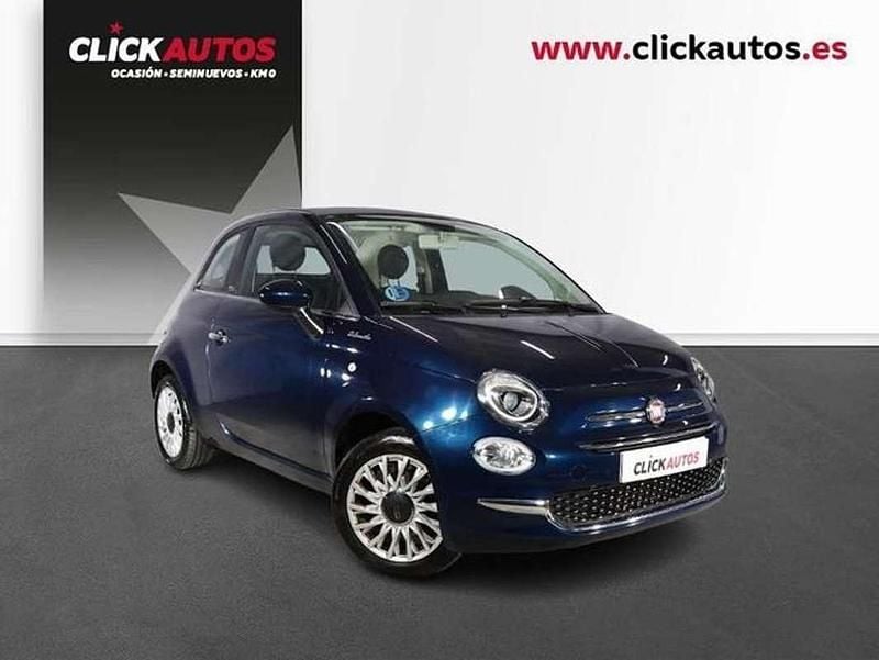 Usado Fiat 500 Dolcevita 71 CV (52 kW) 2021 Azul Descapotable