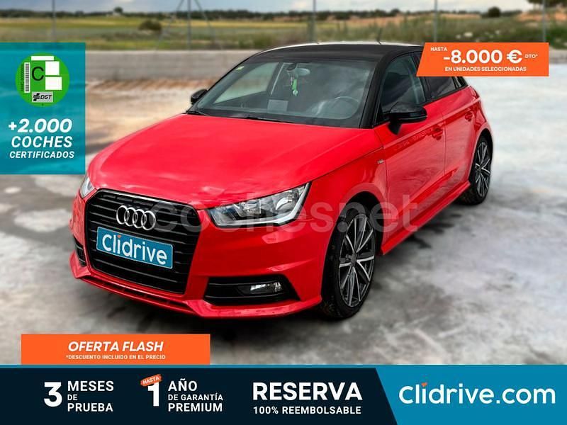 Rojo Usado 2016 Audi A1 Sportback Ambiente Utilitario | 12.290 € (Precio justo) - Imagen 1/3
