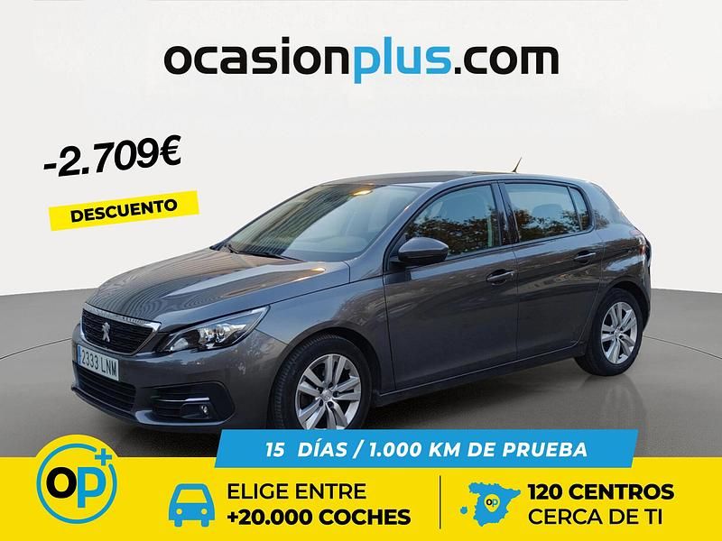 Usado Peugeot 308 Active 130 CV (95 kW) 2021 Gris Berlina