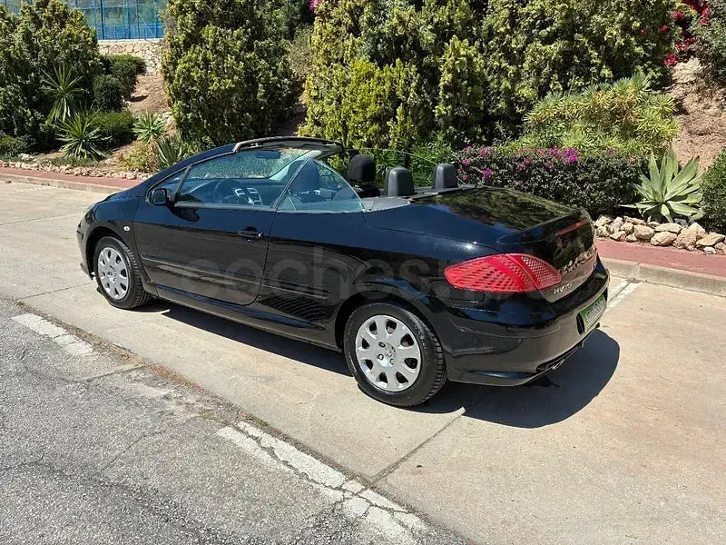 Usado Peugeot 307 CC 110 CV (80 kW) 2006 Negro Descapotable