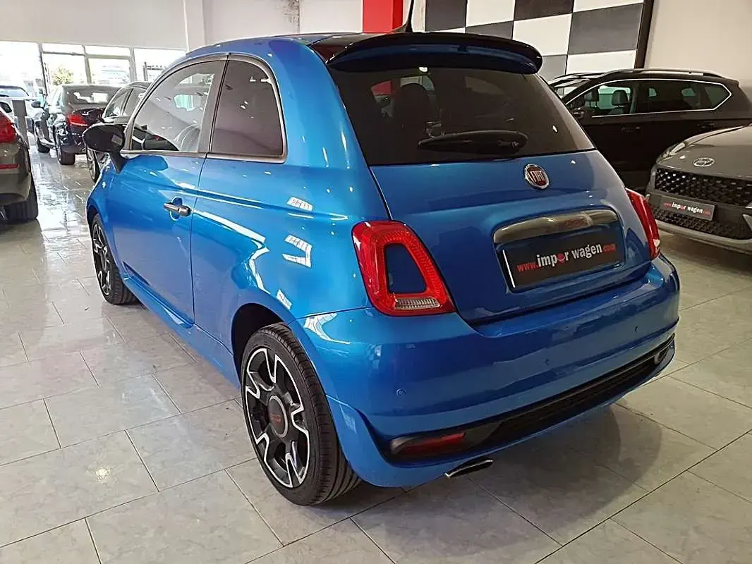 Usado Fiat 500 S 105 CV (77 kW) 2017 Azul Utilitario