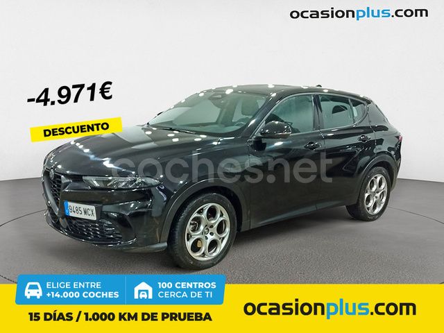 Negro Usado 2022 Alfa Romeo Tonale Sprint SUV | 24.990 € (Precio justo) - Imagen 1/4