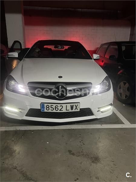 Usado Mercedes C250 204 CV (150 kW) 2014 Blanco Coupe