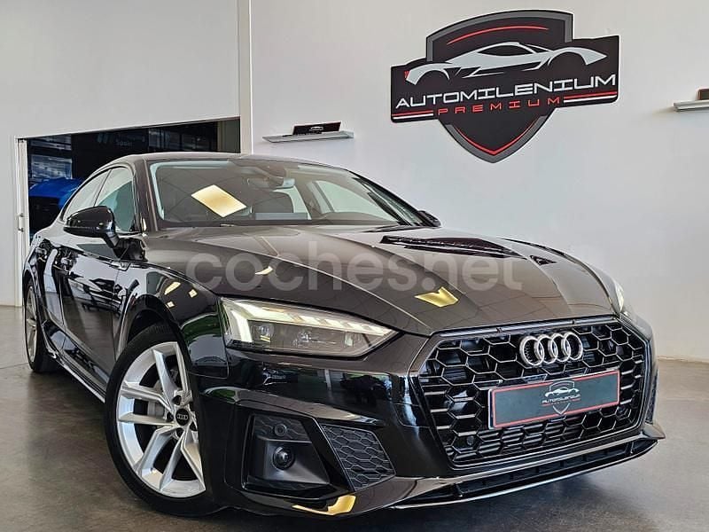 Negro Usado 2023 Audi A5 Sportback S-Line Berlina | 41.800 € (Precio justo) - Imagen 1/4