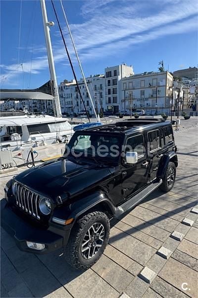 Usado Jeep Wrangler Sahara 381 CV (280 kW) 2022 Negro SUV
