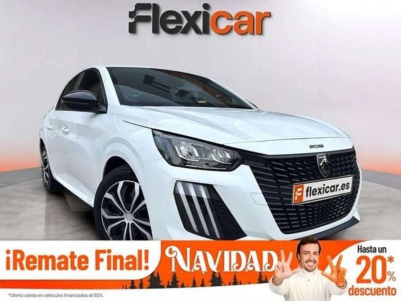Usado Peugeot 208 Active 101 CV (74 kW) 2024 Blanco Utilitario