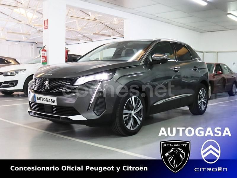 Gris / plata Usado 2021 Peugeot 3008 Allure SUV | 22.900 € (Caro) - Imagen 1/4