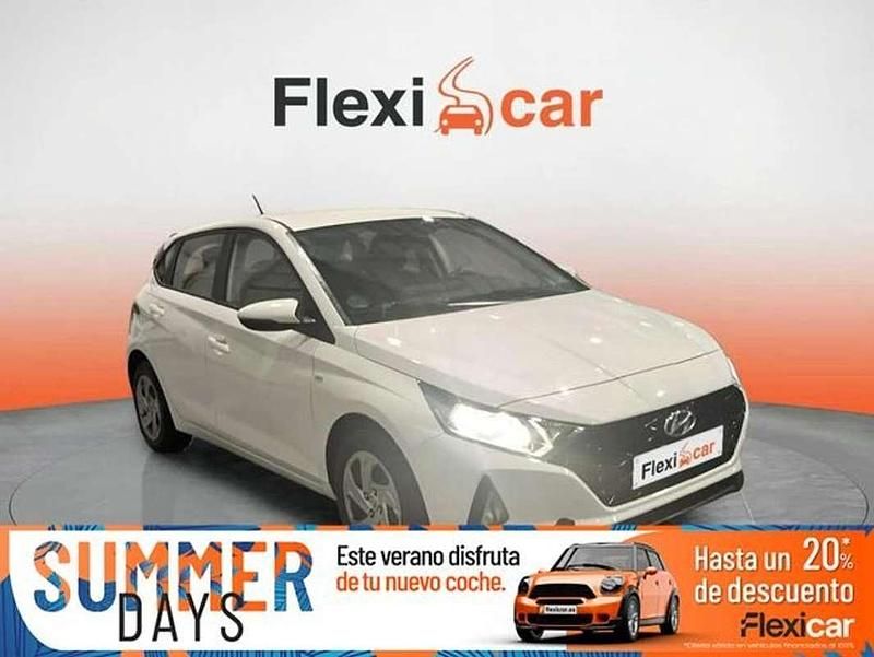 Blanco Usado 2021 Hyundai i20 Berlina | 12.390 € (Super precio) - Imagen 1/4