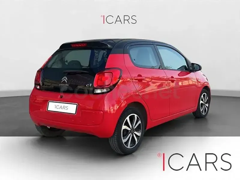 Usado Citroën C1 PureTech 82 CV (60 kW) 2017 Rojo Utilitario