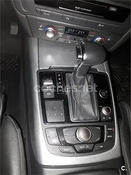 Usado Audi A6 S-Line 190 CV (139 kW) 2014 Negro Familiar