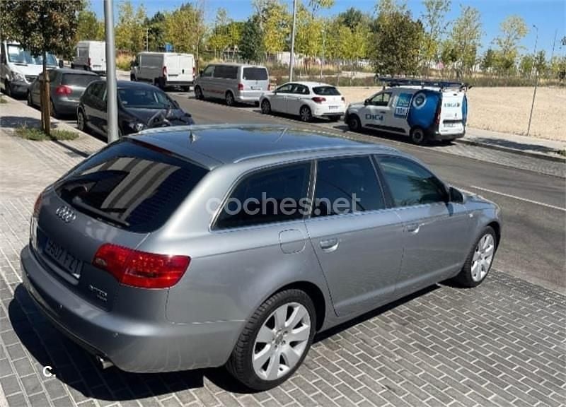 Usado Audi A6 S-Line 180 CV (132 kW) 2008 Gris / plata Familiar