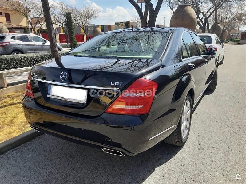 Usado Mercedes S250 204 CV (150 kW) 2012 Negro Berlina