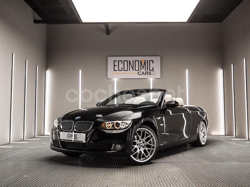 Negro Usado 2009 BMW 320 Cabriolet Descapotable | 16.999 € (Caro) - Imagen 1/4