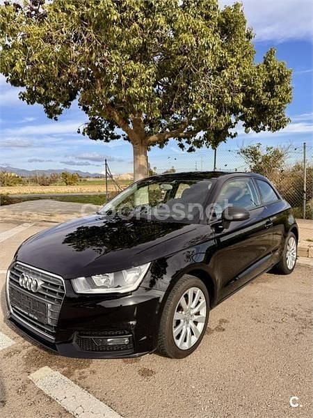 Usado Audi A1 95 CV (69 kW) 2017 Negro Berlina