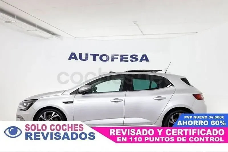 Usado Renault Mégane GT Line GT 160 CV (117 kW) 2018 Gris / plata Berlina