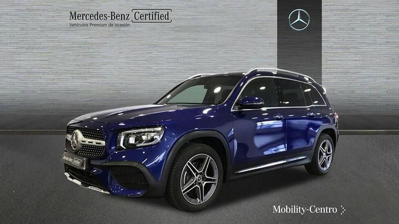 Azul galaxia Usado 2023 Mercedes GLB200 AMG line SUV | 40.900 € (Caro) - Imagen 1/4
