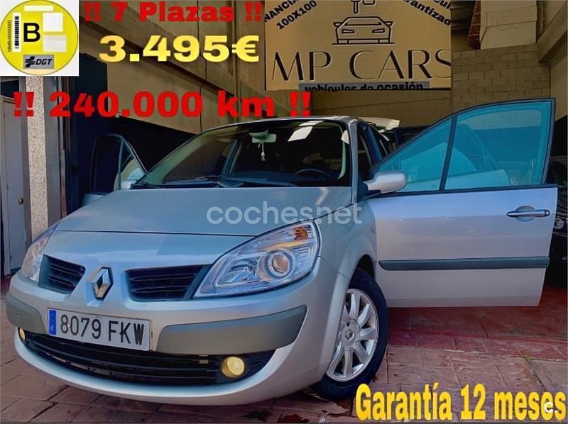 Gris / plata Usado 2007 Renault Grand Scénic II Dynamique Monovolumen | 3495 € (Precio justo) - Imagen 1/2