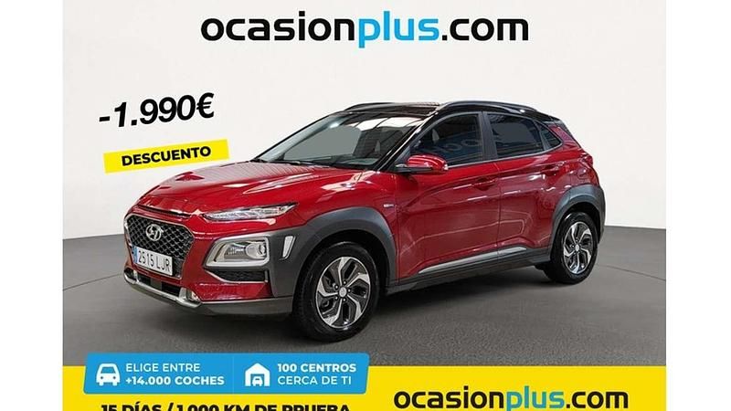 Rojo Usado 2020 Hyundai Kona SUV | 19.900 € (Un poco caro) - Imagen 1/4