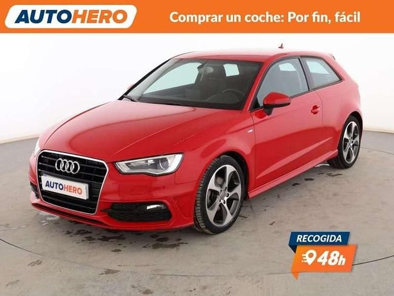 Usado Audi A3 S-Line 110 CV (80 kW) 2015 Rojo Berlina