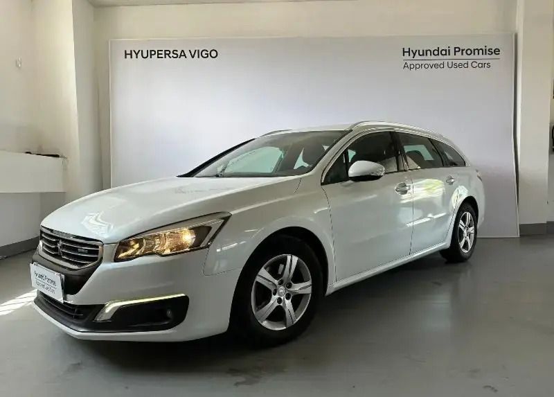 Blanco Usado 2016 Peugeot 508 Active Familiar | 7990 € (Precio justo) - Imagen 1/4