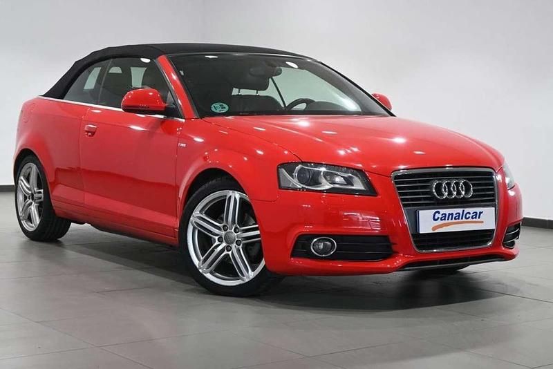 Usado Audi A3 Cabriolet Ambition 160 CV (117 kW) 2010 Rojo Descapotable