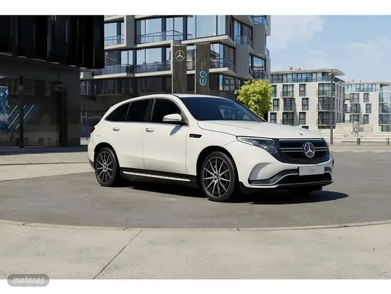 Usado Mercedes EQC400 300 kW (408 CV) 2020 Blanco SUV