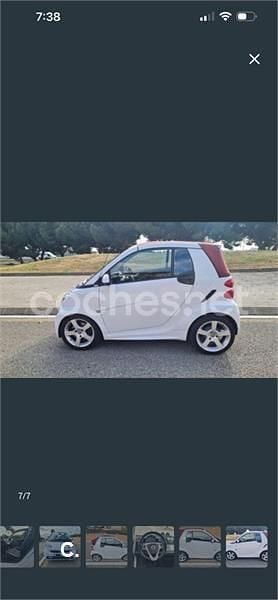 Usado Smart ForTwo Cabrio Passion 84 CV (61 kW) 2012 Blanco Descapotable