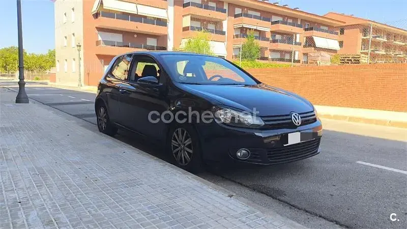 Usado VW Golf VI Advance 122 CV (89 kW) 2009 Negro Berlina