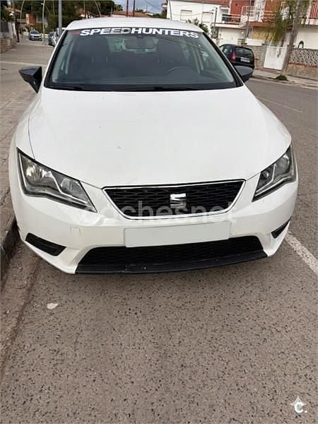 Usado Seat Leon CONNECT 110 CV (80 kW) 2016 Blanco Berlina