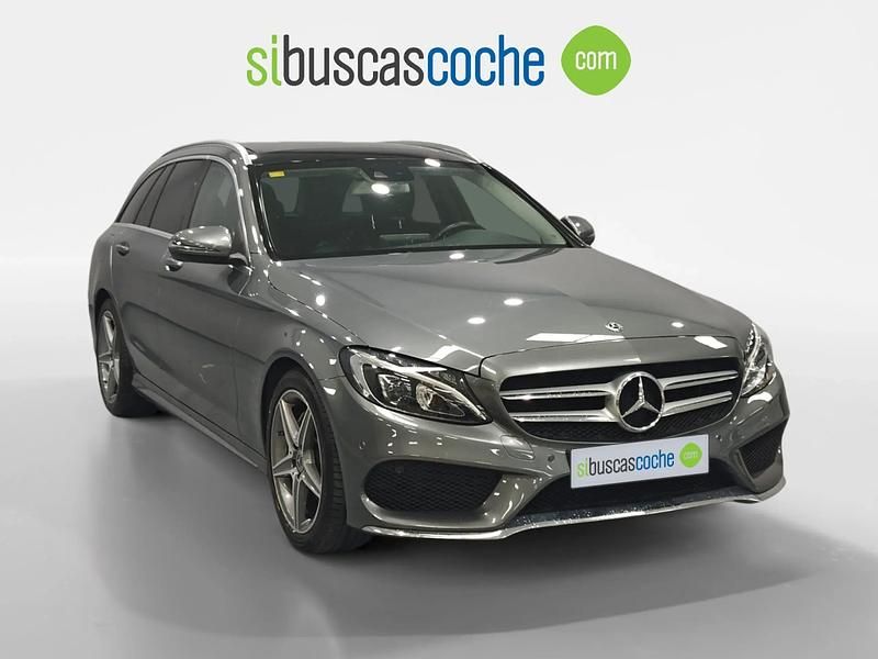 Gris/plata Usado 2018 Mercedes C220 Familiar | 23.990 € (Precio justo) - Imagen 1/4