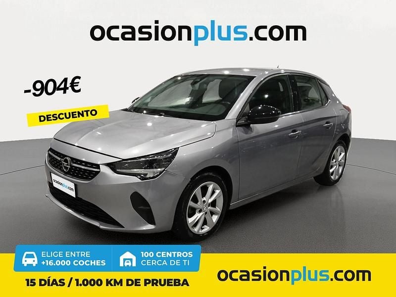 Gris Usado 2021 Opel Corsa Elegance Berlina | 9950 € (Precio justo) - Imagen 1/4