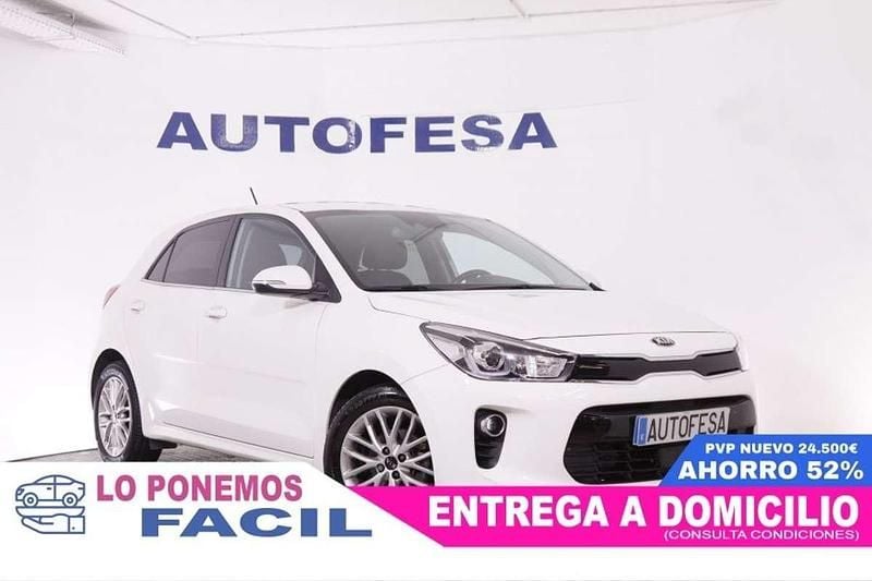 Usado Kia Rio 101 CV (74 kW) 2018 Blanco Berlina