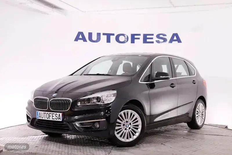 Negro Usado 2017 BMW 218 Active Tourer Luxury Line Monovolumen | 14.350 € - Imagen 1/4