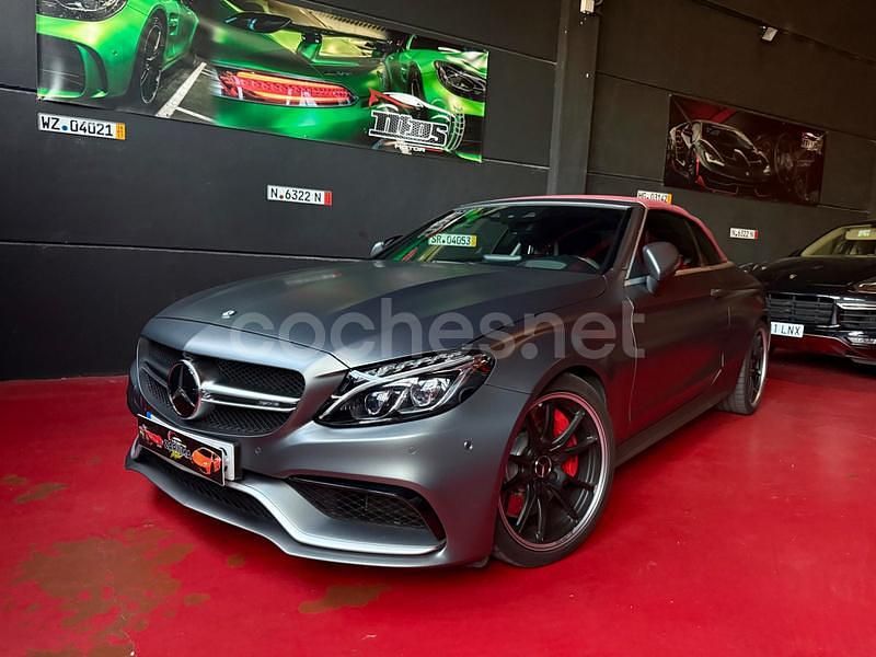 Gris / plata Usado 2016 Mercedes C63S AMG Descapotable | 48.890 € (Precio justo) - Imagen 1/4