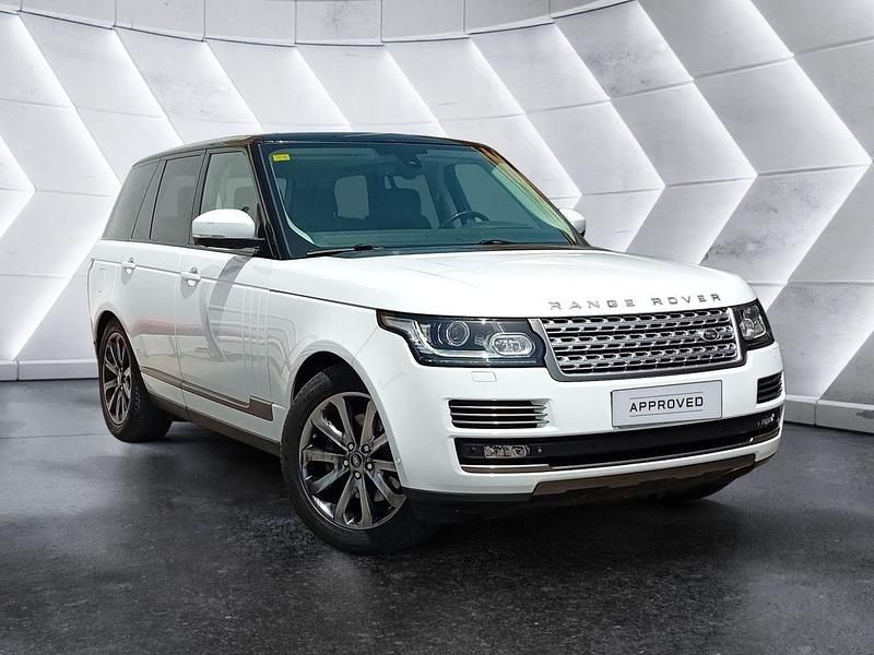 Usado Land Rover Range Rover Vogue 258 CV (189 kW) 2014 Blanco metalizado SUV