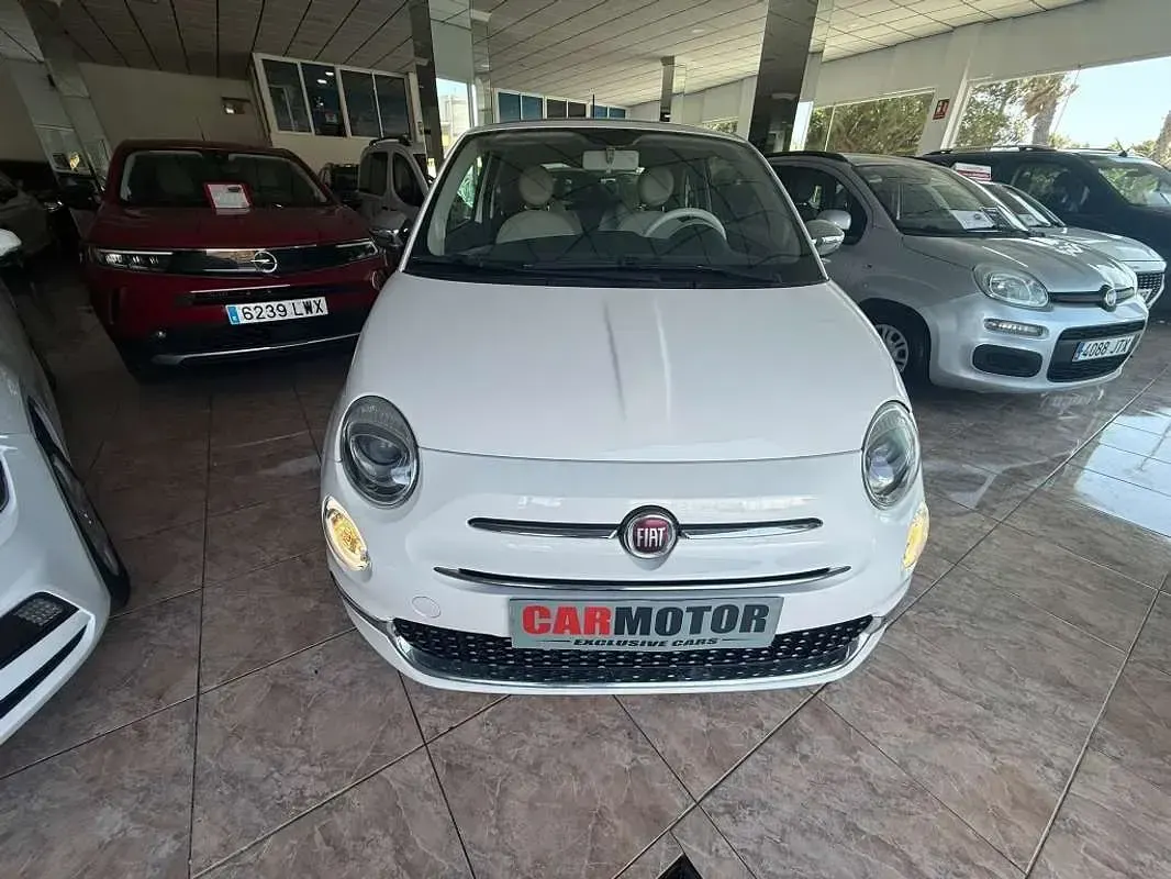 Usado Fiat 500 Lounge 69 CV (50 kW) 2018 Blanco Utilitario
