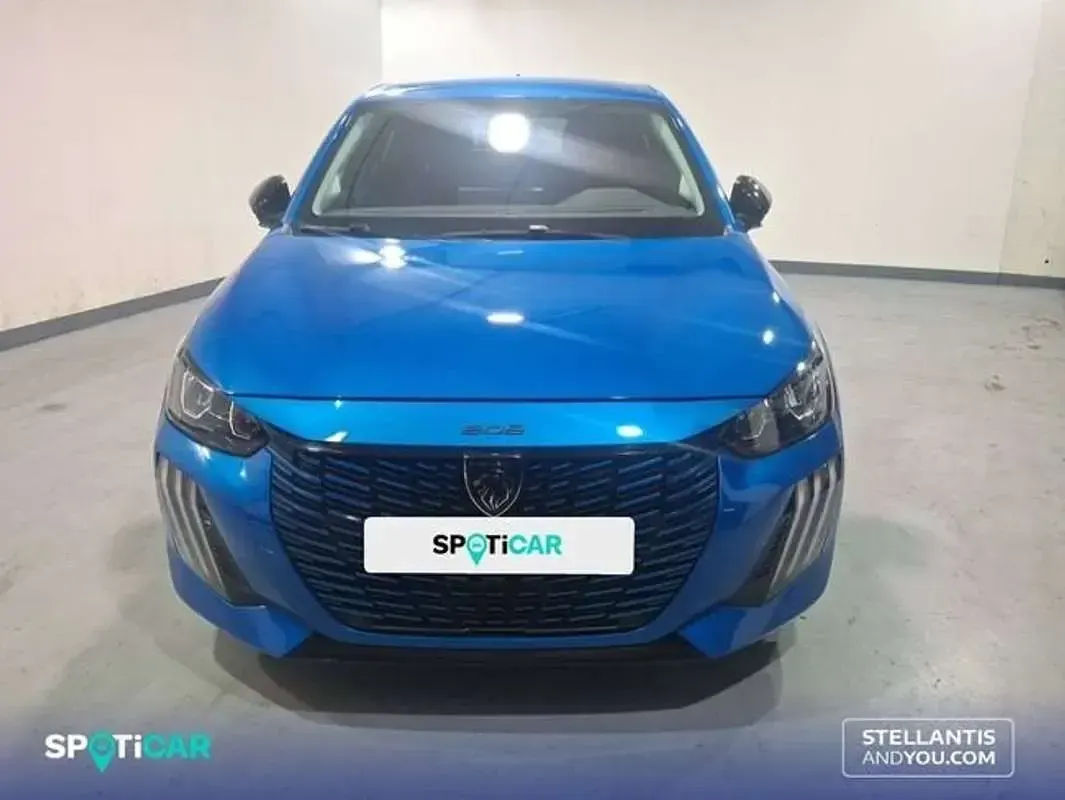 Usado Peugeot 208 Allure 102 CV (75 kW) 2025 Azul Utilitario