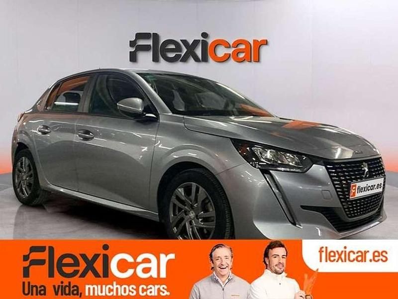 Usado Peugeot 208 Active 101 CV (74 kW) 2021 Gris Utilitario