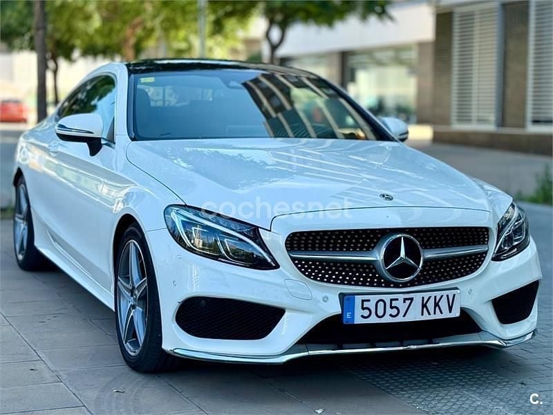 Blanco Usado 2018 Mercedes C220 Coupe | 27.500 € (Super precio) - Imagen 1/4