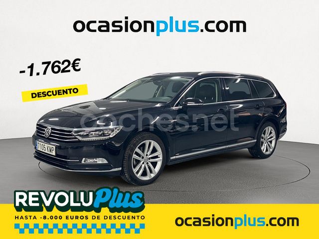 Negro Usado 2018 VW Passat Sportline Familiar | 19.390 € (Un poco caro) - Imagen 1/4