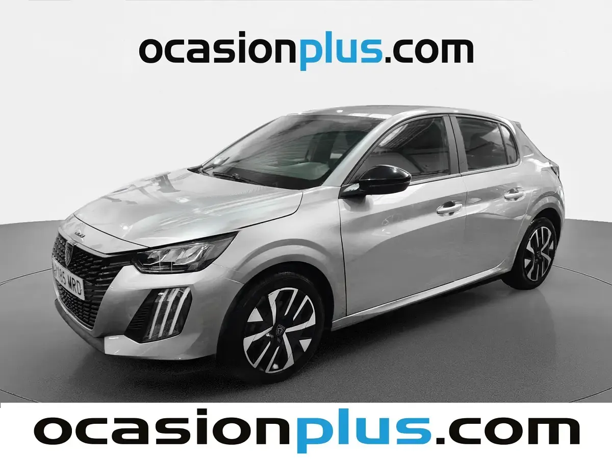Usado Peugeot 208 Active 102 CV (75 kW) 2024 Gris Utilitario