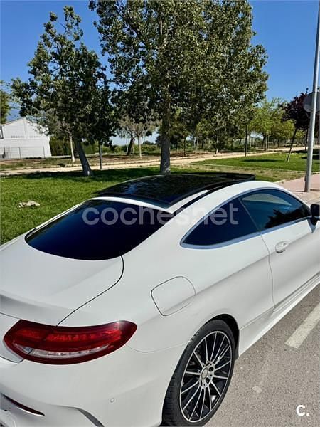 Usado Mercedes C220 170 CV (125 kW) 2017 Blanco Coupe
