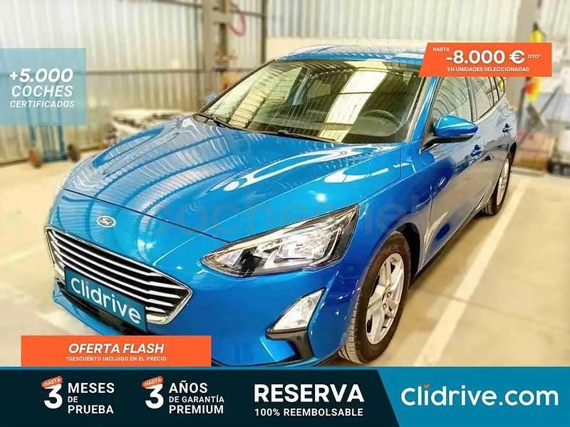 Usado Ford Focus Trend 120 CV (88 kW) 2022 Azul Familiar