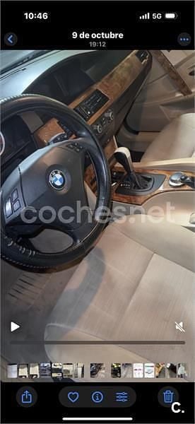 Usado BMW 530 231 CV (169 kW) 2007 Negro Berlina