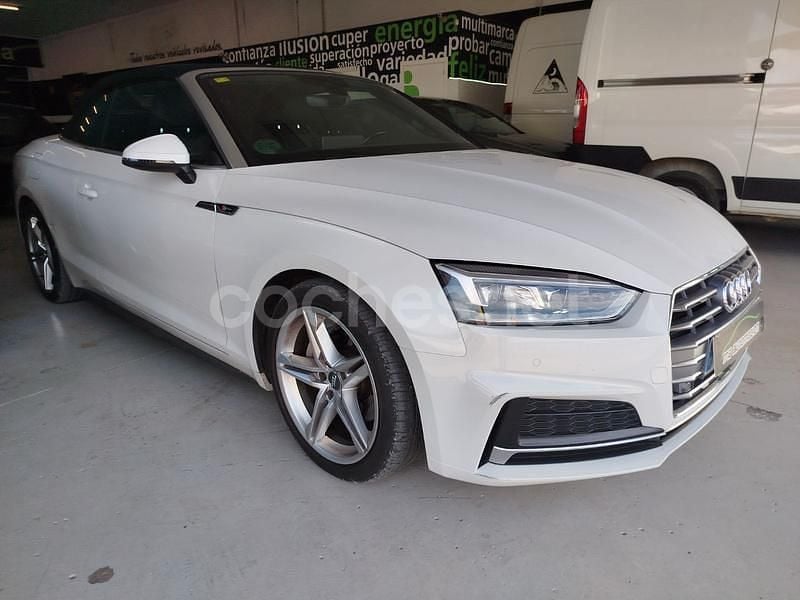 Usado Audi A5 Cabriolet 190 CV (139 kW) 2017 Blanco Descapotable