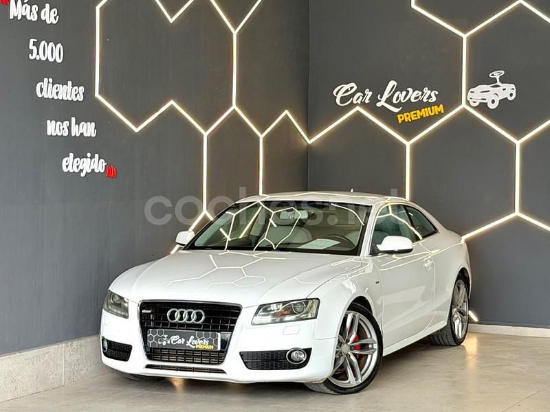 Usado Audi A5 S-Line 190 CV (139 kW) 2009 Blanco Coupe