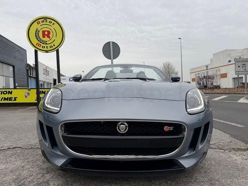 Usado Jaguar F-Type S 495 CV (364 kW) 2013 Gris / plata Descapotable