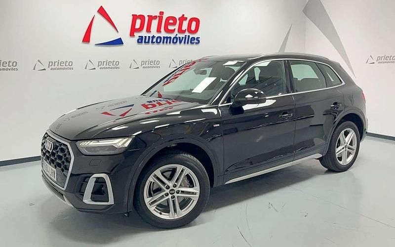 Usado Audi Q5 S-Line 204 CV (150 kW) 2021 Negro SUV