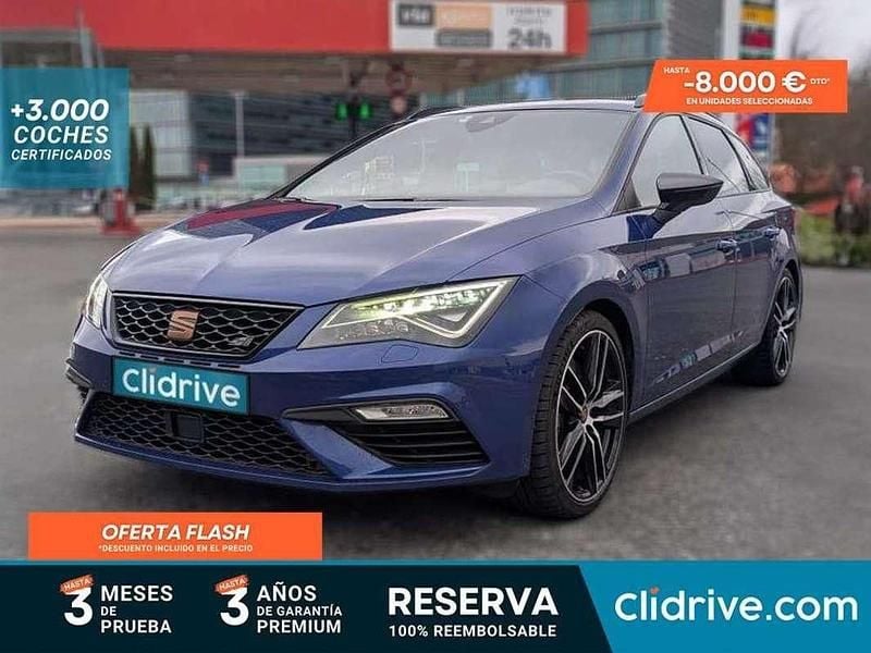 Usado Seat Leon ST 4Drive 300 CV (220 kW) 2019 Azul Familiar